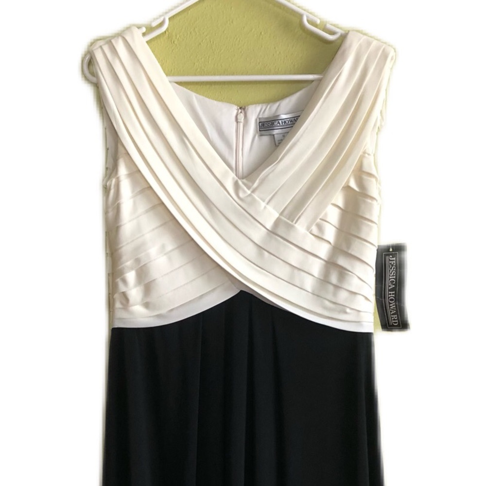 NWT Jessica Howard Missy Ivory Black Size 12